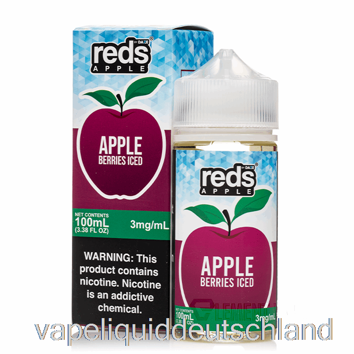 Eisbeeren – E-Saft Aus Roten Äpfeln – 7 Daze – 100 Ml, 6 Mg Vape-Flüssigkeit